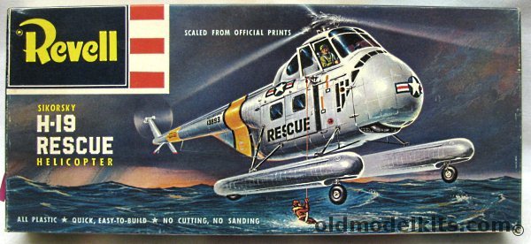 Revell 1/48 Sikorsky H-19 Rescue Helicopter - Great Britain Issue, H227 plastic model kit